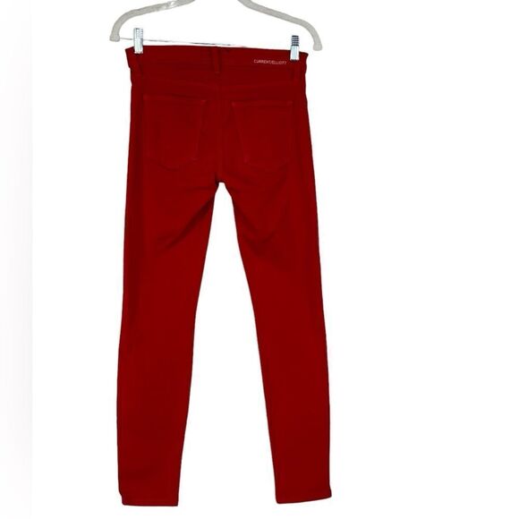 Current/ Elliot The Stiletto Jeans in Coral Red | Size 25 - Picture 4 of 9